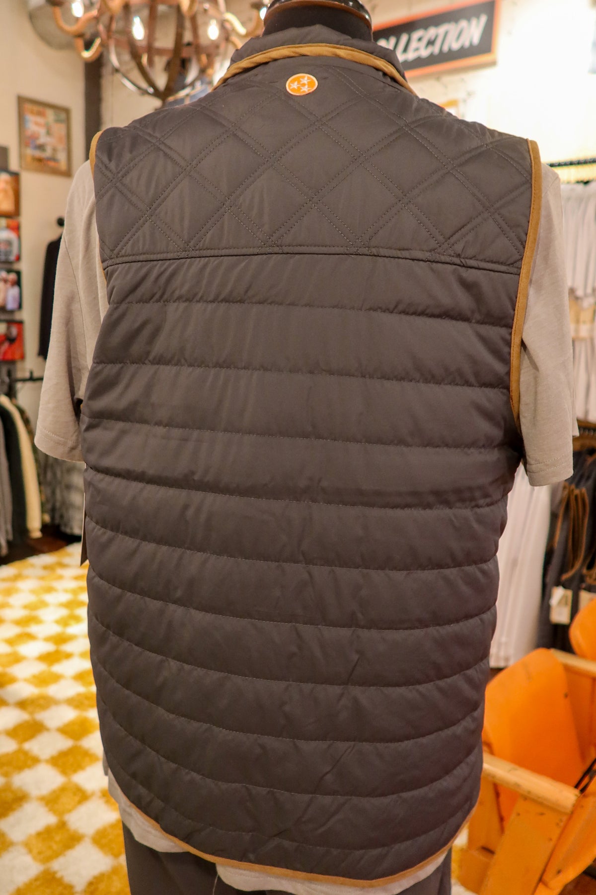 Smokey Quilted Flannel-Lined Vest