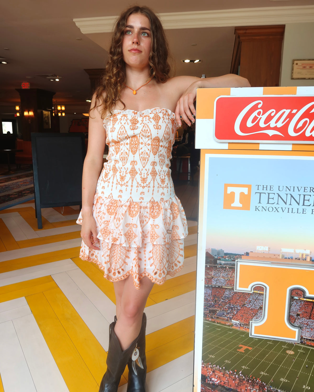 Ruffled & Ruched Mini Dress