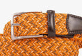 Men’s Braided Belt with Leather Detailing