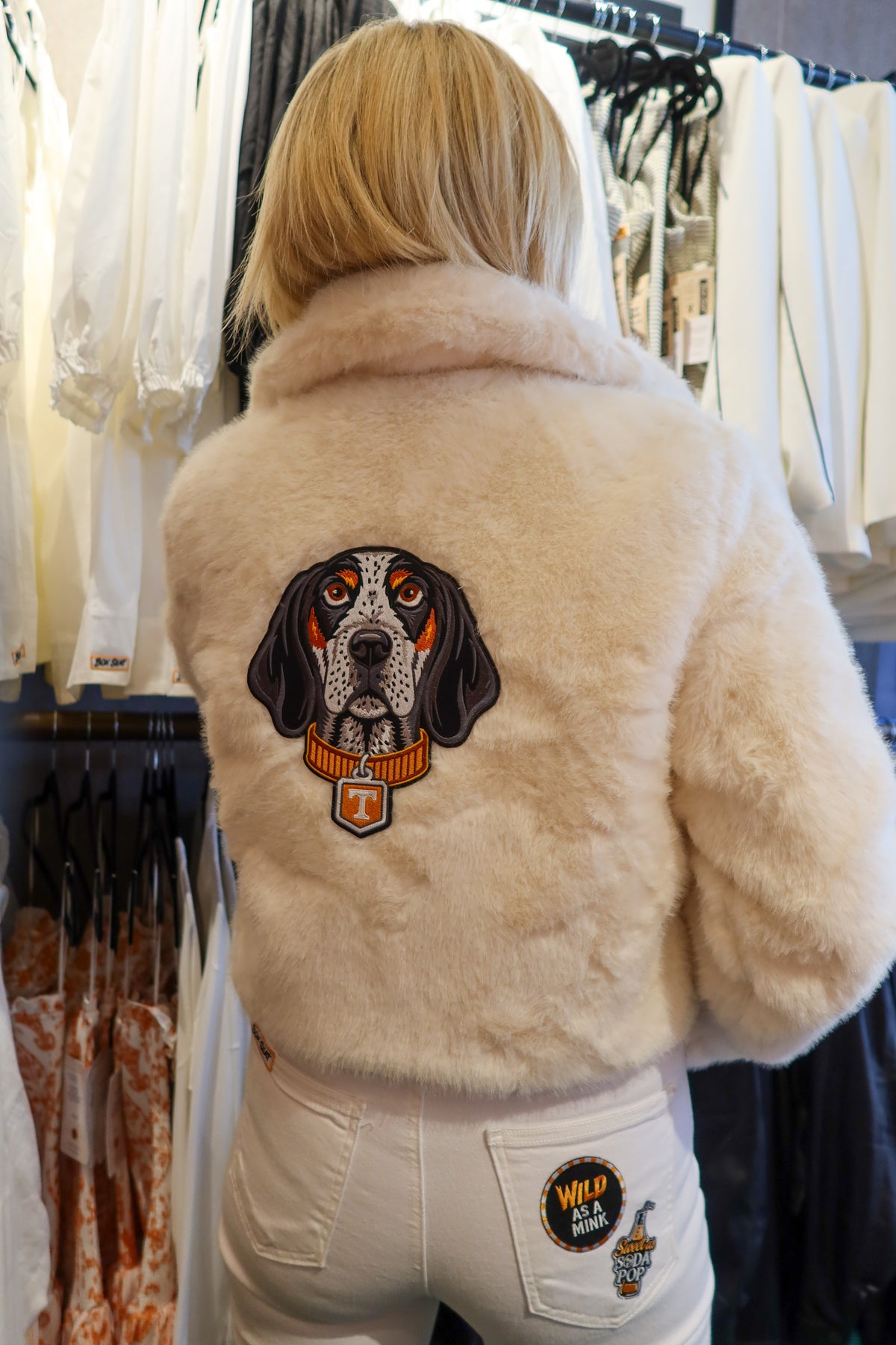 Smokey Faux Fur Cropped Jacket