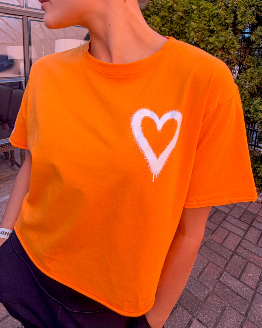 Go Vols Graffiti Cropped Tee