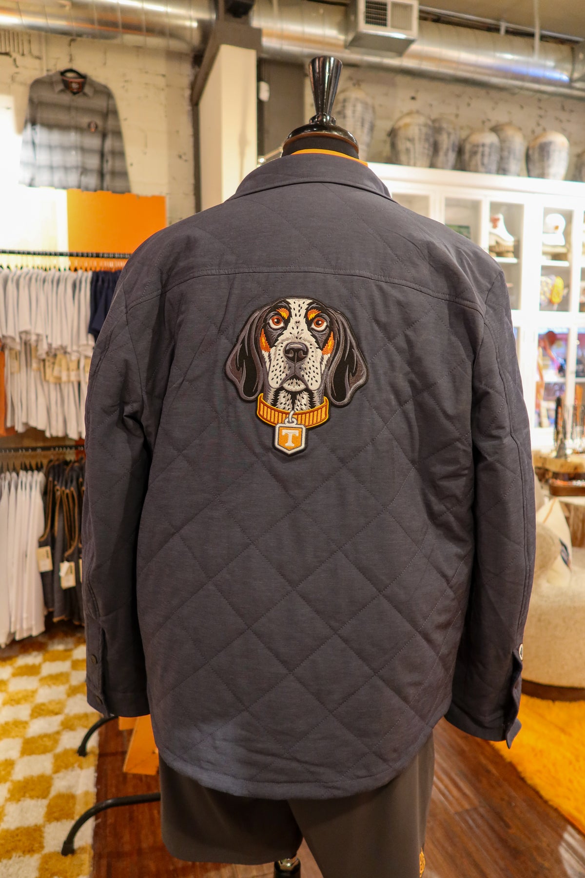 Smokey + Power T Navy Quilted Jacket