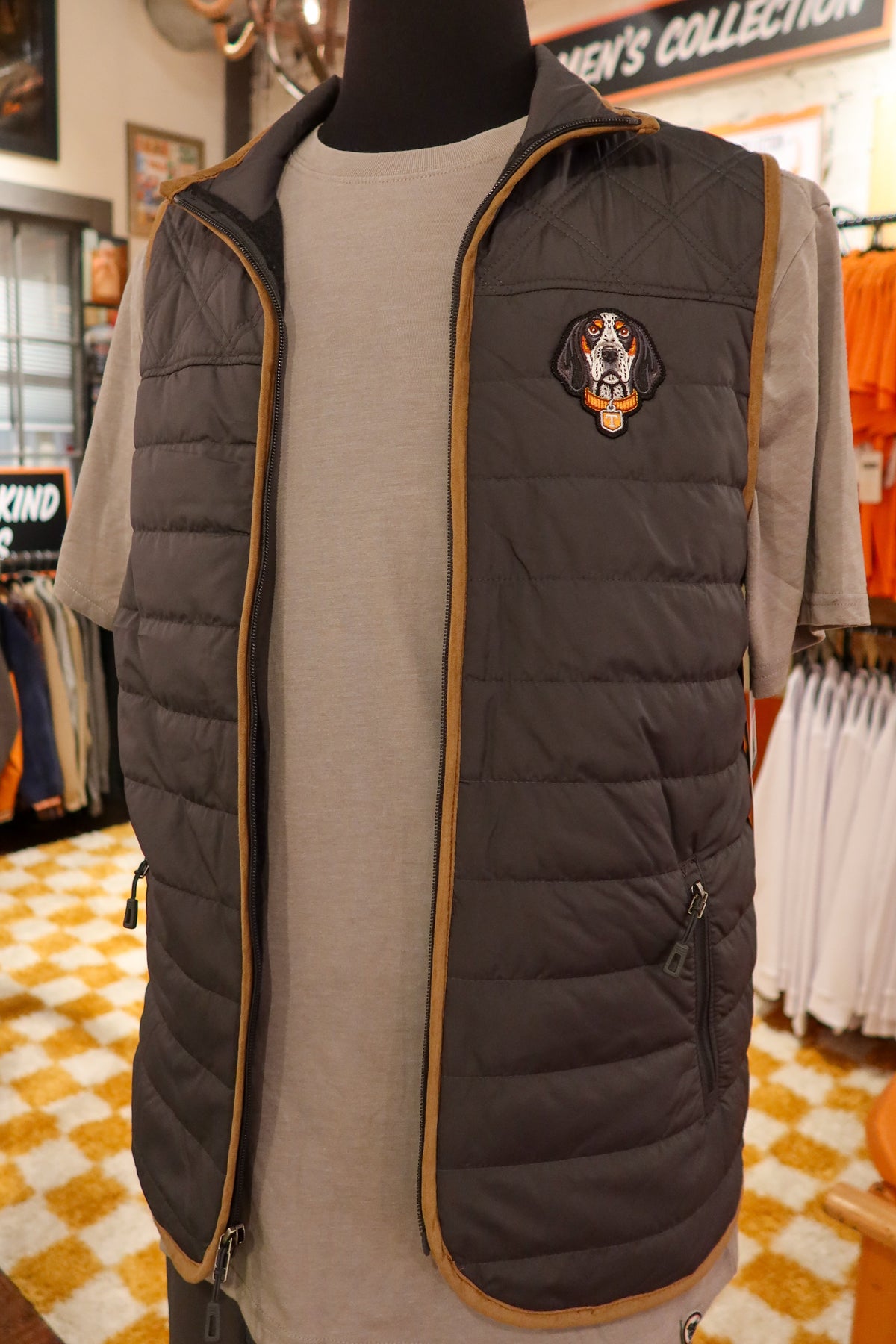 Smokey Quilted Flannel-Lined Vest