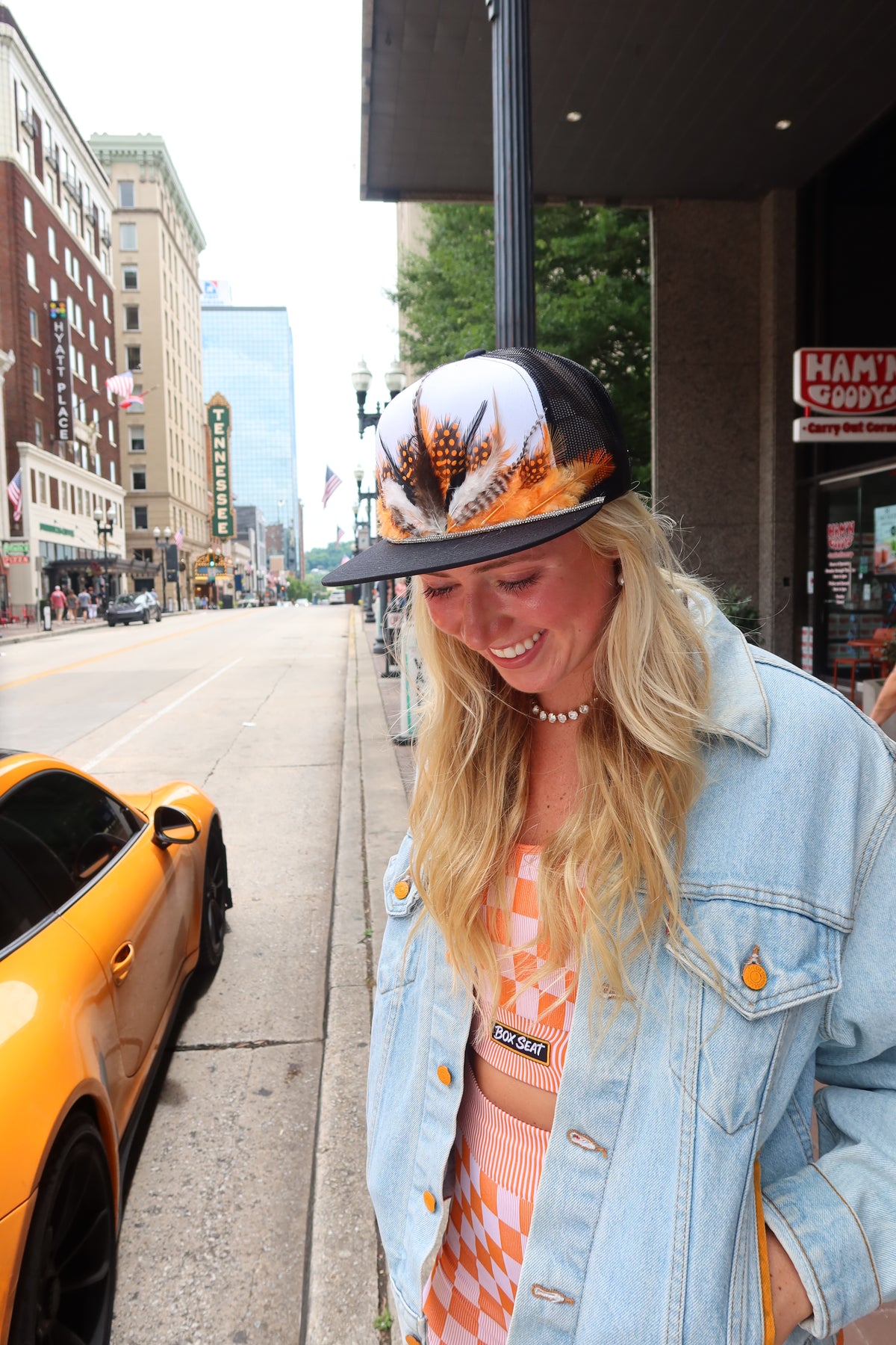 Handmade Feather Hat