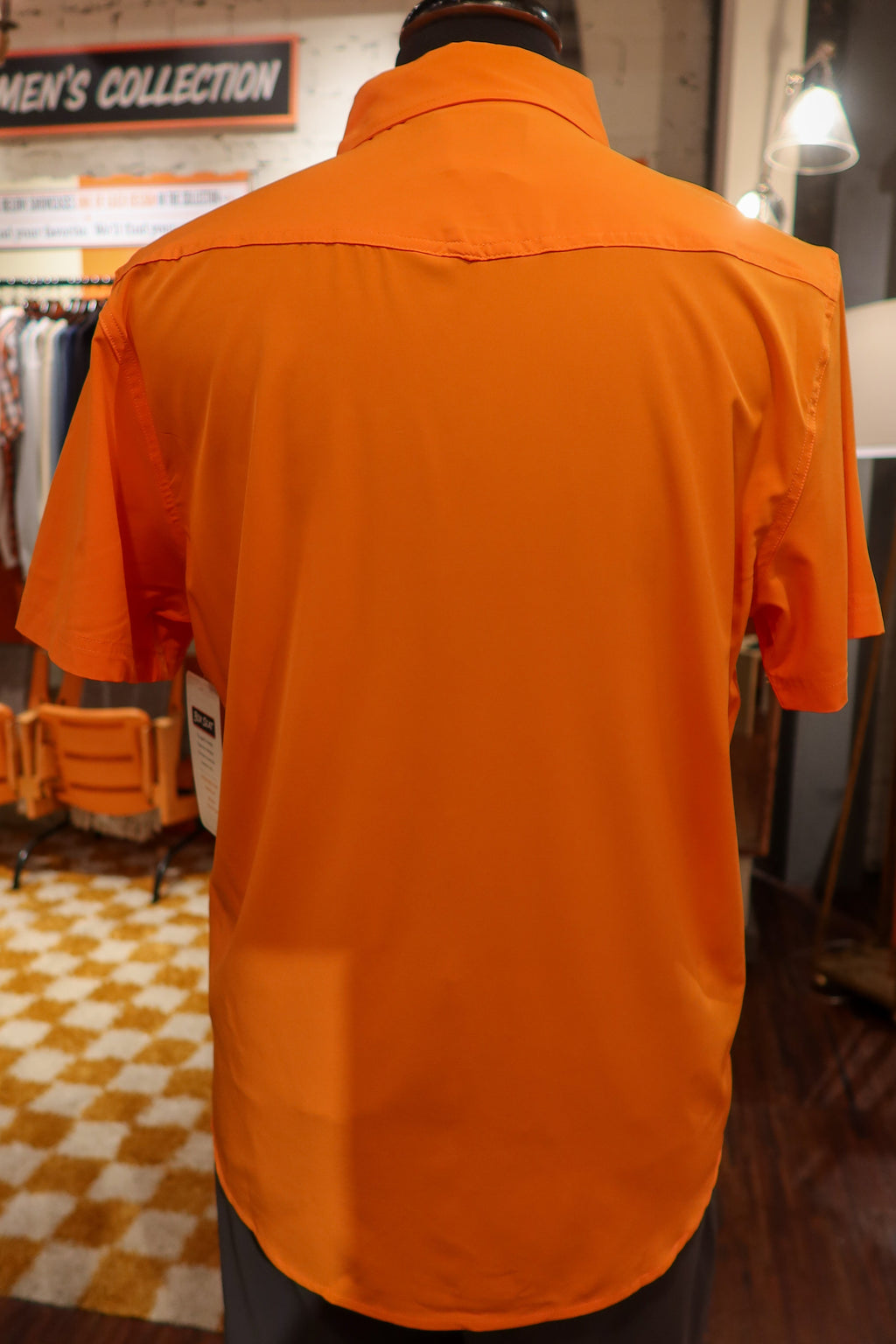Smokey with Bandana Orange Performance Button-Down