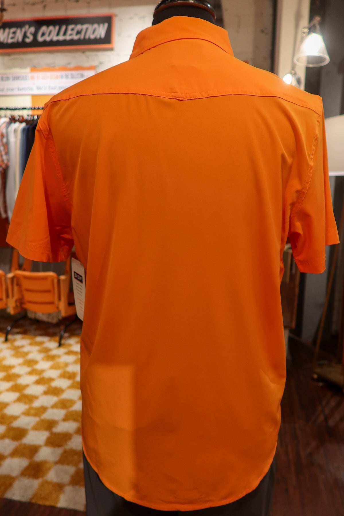 Smokey with Bandana Orange Performance Button-Down