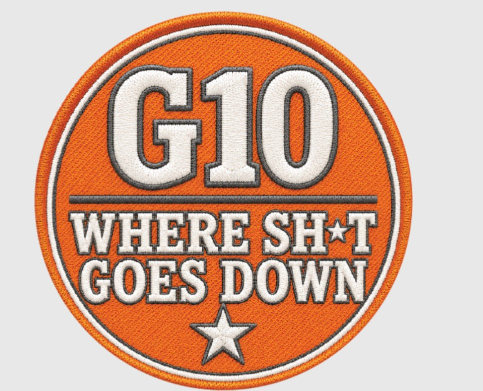 G10 Where Sh*t Goes Down Pin