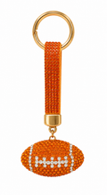 Glitzy Football Charm
